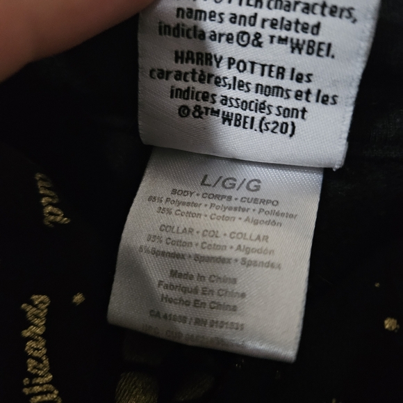 Harry Potter Graphic Hoodie with Neck Warmer - Picture 4 of 4